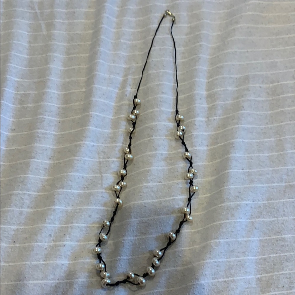 Long beaded necklace